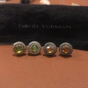 David Yurman Cookie Cable Earrings